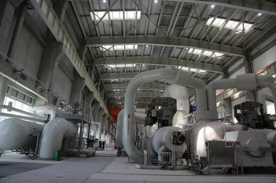 渭南電廠建設(shè)現(xiàn)場(chǎng)